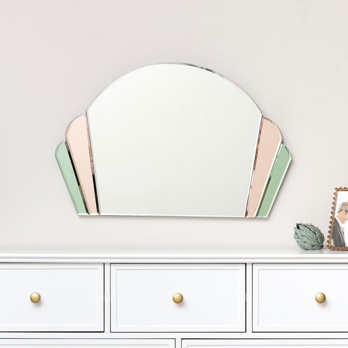 Pink green glass - &,