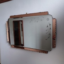 Vintage  Art Deco  Etched and