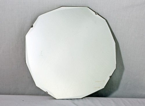 Vintage wall mirror frameless - vintage,
