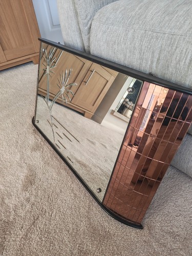 Art deco pink disco etched - pink,